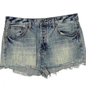 Free People denim shorts